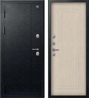 Дверь Термо-100 Черный муар - Седой дуб