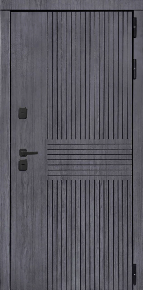 Входная дверь ДвериПРО Берген ФЛ-291 (Line, 10мм, белый софт) DPRO200199 внешняя сторона